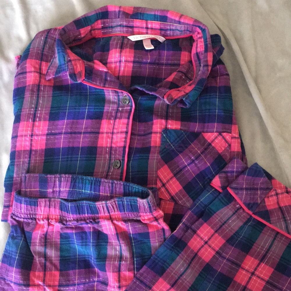 Victoria’s Secret flannel pajamas